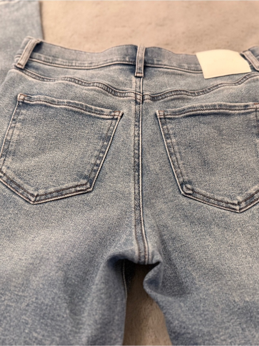Express Women's Skinny Jeans | Size 8L | Light Wash Blue Denim | High Rise - Picture 6 of 7